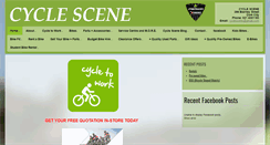 Desktop Screenshot of cyclescene.ie